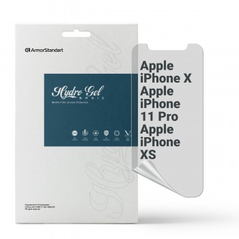 Гідрогелева плівка ArmorStandart матова для Apple iPhone 11 Pro/XS/X, діагональ 5.8 Гідрогелева плівка ArmorStandart матова для Apple iPhone 11 Pro/XS/X, діагональ 5.8
