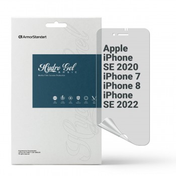 Гідрогелева плівка ArmorStandart матова для Apple iPhone SE 2022/2020/8/7, діагональ 4.7 Гідрогелева плівка ArmorStandart матова для Apple iPhone SE 2022/2020/8/7, діагональ 4.7