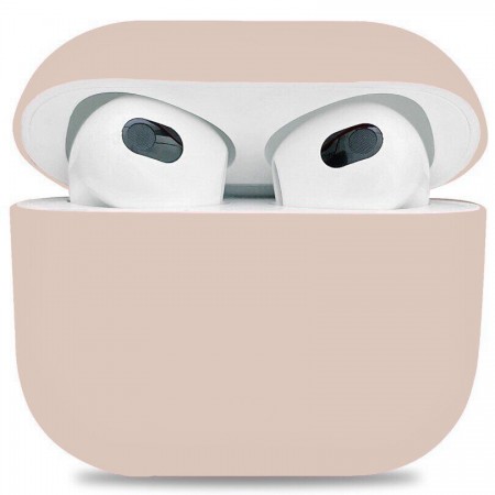 Ультратонкий силіконовий чохол ArmorStandart Ultrathin Silicone Case для Apple AirPods 3, рожевий пісок