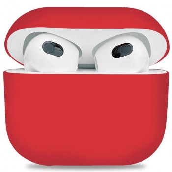 Силіконовий чохол ArmorStandart Ultrathin Silicone Case для кейса Apple AirPods 3, червоний Силіконовий чохол ArmorStandart Ultrathin Silicone Case для кейса Apple AirPods 3, червоний