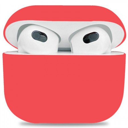 Силіконовий чохол ArmorStandart Ultrathin Silicone Case для кейса Apple AirPods 3 Crimson
