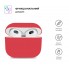 Силиконовый чехол ArmorStandart Ultrathin Silicone Case для Apple AirPods 3, гибискус (красный)