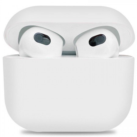 Силіконовий чохол ArmorStandart Ultrathin Silicone Case для Apple AirPods 3, білий