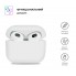 Силіконовий чохол ArmorStandart Ultrathin Silicone Case для Apple AirPods 3, білий