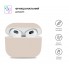 Силиконовый чехол ArmorStandart Ultrathin Silicone Case для кейса AirPods 3, Stone (серо-бежевый)