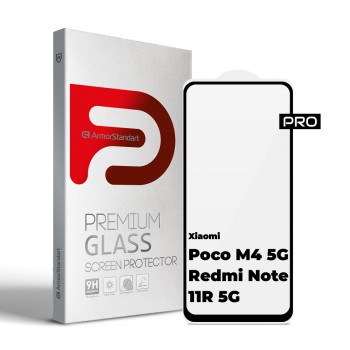 Защитное стекло ArmorStandart Pro для Xiaomi Poco M4 5G/Redmi Note 11R 5G, 6.58
