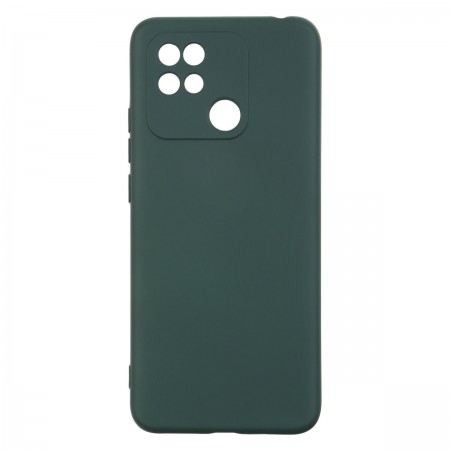 Чехол ArmorStandart ICON для Xiaomi Redmi 10C тёмно-зелёный, с защитой камеры