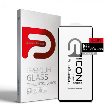 Защитное стекло ArmorStandart Icon для Xiaomi 12T / 12T Pro / Poco X5 Pro 5G, 6.67