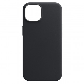 Чохол зі штучної шкіри MagSafe ArmorStandart FAKE Leather Case для Apple iPhone 14, Black (чорний) Чохол зі штучної шкіри MagSafe ArmorStandart FAKE Leather Case для Apple iPhone 14, Black (чорний)