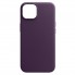 Чехол ArmorStandart FAKE Leather Case для Apple iPhone 14, Dark Cherry (фиолетовый)