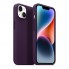 Чехол ArmorStandart FAKE Leather Case для Apple iPhone 14, Dark Cherry (фиолетовый)