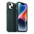 Чохол ArmorStandart FAKE Leather Case для iPhone 14 з екошкіри з MagSafe, Shirt Green (зелений)