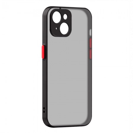 Чехол-накладка ArmorStandart Frosted Matte для Apple iPhone 14 Plus, чёрный
