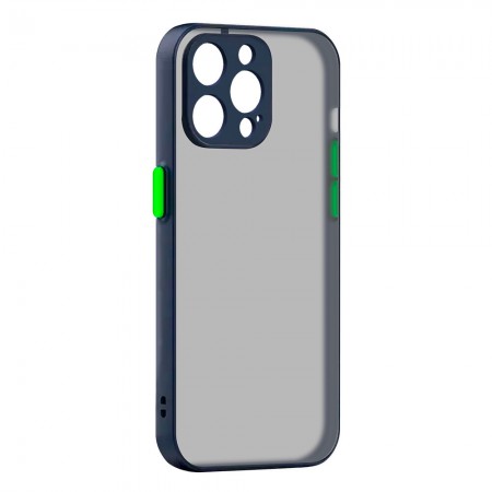 Чохол ArmorStandart Frosted Matte з матовою задньою стінкою для Apple iPhone 14 Pro Max, синій (Navy Blue)