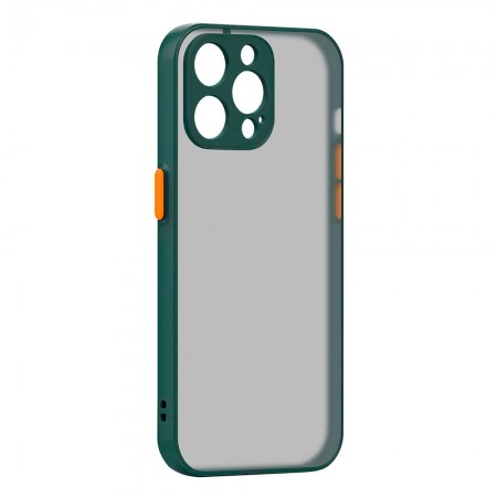 Чехол-накладка ArmorStandart Frosted Matte для Apple iPhone 14 Pro Max, Dark Green (зелёный)