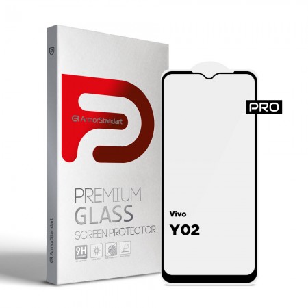 Захисне скло ArmorStandart Pro для Vivo Y02, 6.51