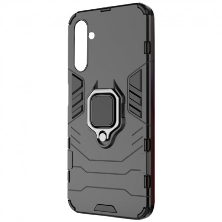 Чохол-накладка з кільцем ArmorStandart DEF27 case для Samsung A14 4G / A14 5G, чорний