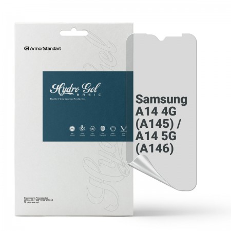 Гідрогелева плівка ArmorStandart матова для Samsung A14 4G (A145) / A14 5G (A146), діагональ 6.6