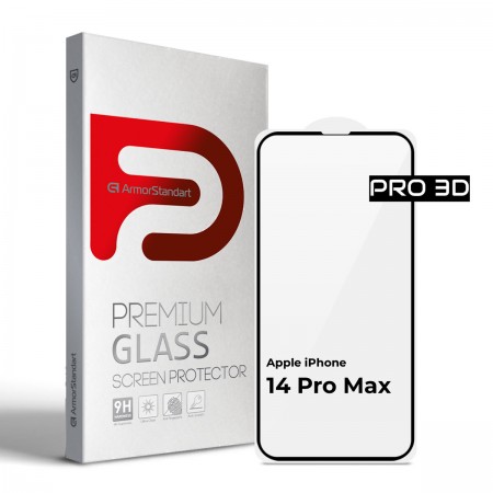 Защитное стекло ArmorStandart Pro 3D для Apple iPhone 14 Pro Max, 6.7