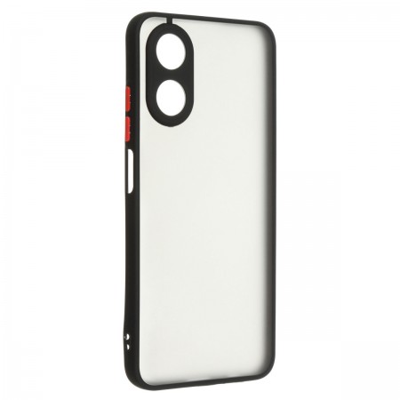 Чехол-накладка ArmorStandart Frosted Matte для OPPO A17 4G/A17k 4G, Black (черный)