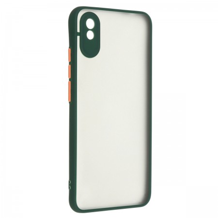 Чехол-накладка с матовой задней панелью ArmorStandart Frosted Matte для Xiaomi Redmi 9A Dark Green