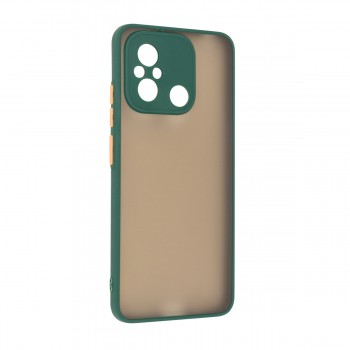 Противоударный чехол ArmorStandart Frosted Matte для Xiaomi Redmi 12C, Dark Green (зелёный)