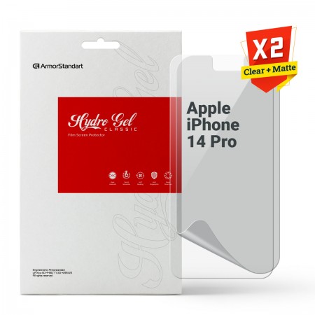 Гідрогелева плівка ArmorStandart матова для Apple iPhone 14 Pro, діагональ 6.1