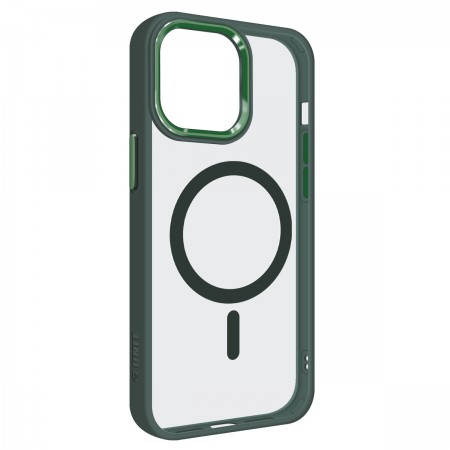 Чехол-накладка ArmorStandart Unit MagSafe для Apple iPhone 13 Pro Max, Dark Green (зелёный)