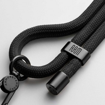 Ремешок для смартфона ArmorStandart Rope Black Onyx with Dark holder, Black Onyx (черный)