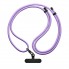 Ремінець для смартфона ArmorStandart Rope Black Lavander with Dark holder, Black Lavander (фіолетовий)
