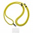 Ремешок для смартфона ArmorStandart Rope Black Sunflower with Clear holder, Black Sunflower (желтый)