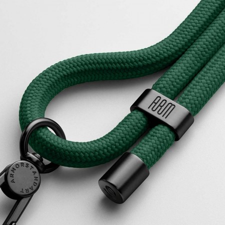Ремешок для смартфона ArmorStandart Rope Black Pine with Clear holder, Black Pine (зеленый)