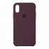 Силиконовый чехол-накладка ArmorStandart Original Silicone Case для Apple iPhone XS/X, Plum