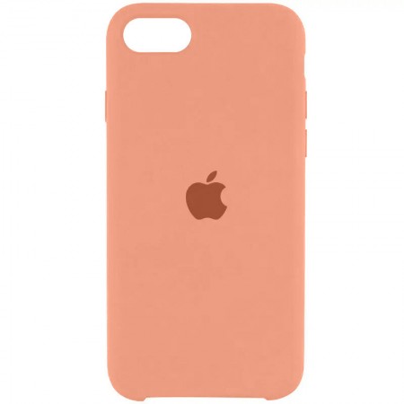 Чехол-накладка Silicone Case для Apple iPhone SE 2022/2020/8/7, Grapefruit (оранжевый)