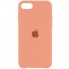 Чехол-накладка Silicone Case для Apple iPhone SE 2022/2020/8/7, Grapefruit (оранжевый)