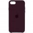 Чохол-накладка Silicone Case для Apple iPhone SE 2022/2020/8/7, Plum (бордовий)