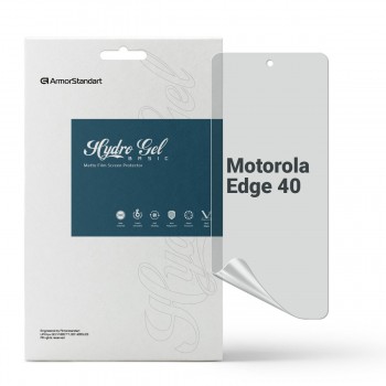 Гідрогелева плівка ArmorStandart матова для Motorola Edge 40, діагональ 6.55 Гідрогелева плівка ArmorStandart матова для Motorola Edge 40, діагональ 6.55