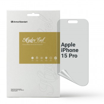 Гідрогелева плівка ArmorStandart антишпигун для Apple iPhone 15 Pro, діагональ 6.1