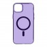 Прозрачный чехол с MagSafe ArmorStandart Y23 MagSafe для Apple iPhone 14 Plus Transparent Purple