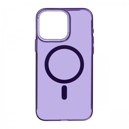 Чехол ArmorStandart Y23 MagSafe для Apple iPhone 15 Pro, фиолетовый (Transparent Purple)