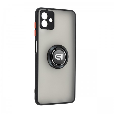 Чохол-накладка ArmorStandart Frosted Matte Ring для Samsung A04 (A045), Black (чорний)