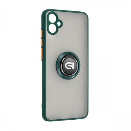 Чехол-накладка ArmorStandart Frosted Matte Ring для Samsung A04e (A042), Dark Green (зеленый)