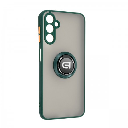 Чохол-накладка ArmorStandart Frosted Matte Ring для Samsung A14 4G / A14 5G, Dark Green (зелений)