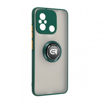 Чехол ArmorStandart Frosted Matte Ring для Xiaomi Redmi 12C Dark Green