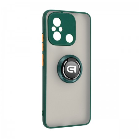 Чехол ArmorStandart Frosted Matte Ring для Xiaomi Redmi 12C Dark Green