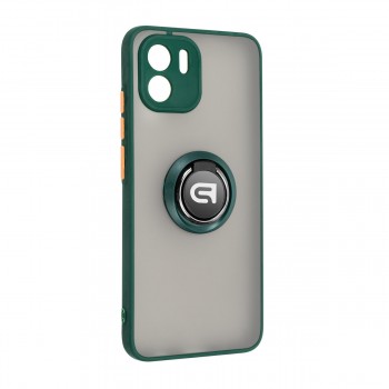 Чохол-накладка ArmorStandart Frosted Matte Ring для Xiaomi Redmi A2, Dark Green (зелений)