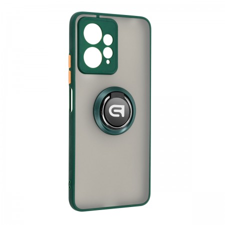 Чохол-накладка з кільцем-тримачем ArmorStandart Frosted Matte Ring для Xiaomi Redmi Note 12 4G, Dark Green