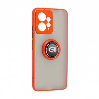 Чехол-накладка с кольцом-держателем ArmorStandart Frosted Matte Ring для Xiaomi Redmi Note 12 4G, Red