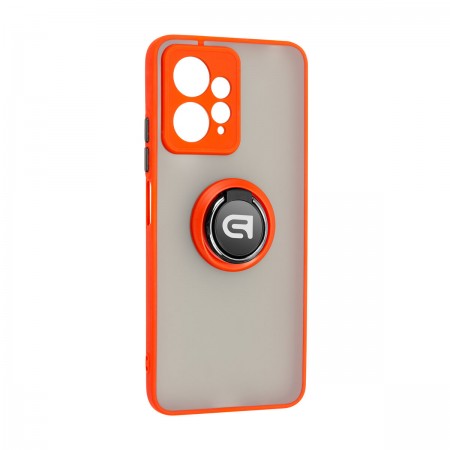 Чехол-накладка с кольцом-держателем ArmorStandart Frosted Matte Ring для Xiaomi Redmi Note 12 4G, Red