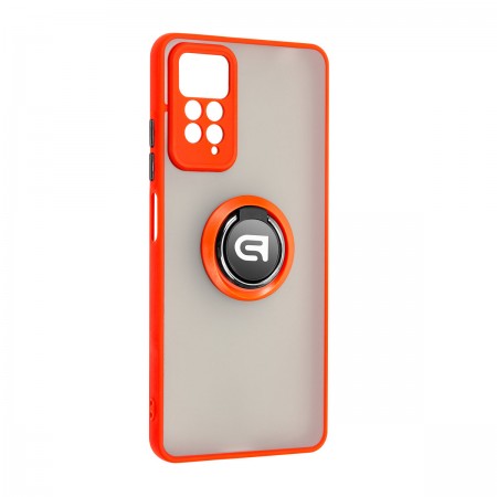 Чехол ArmorStandart Frosted Matte Ring для Xiaomi Redmi Note 12 Pro 4G, красный